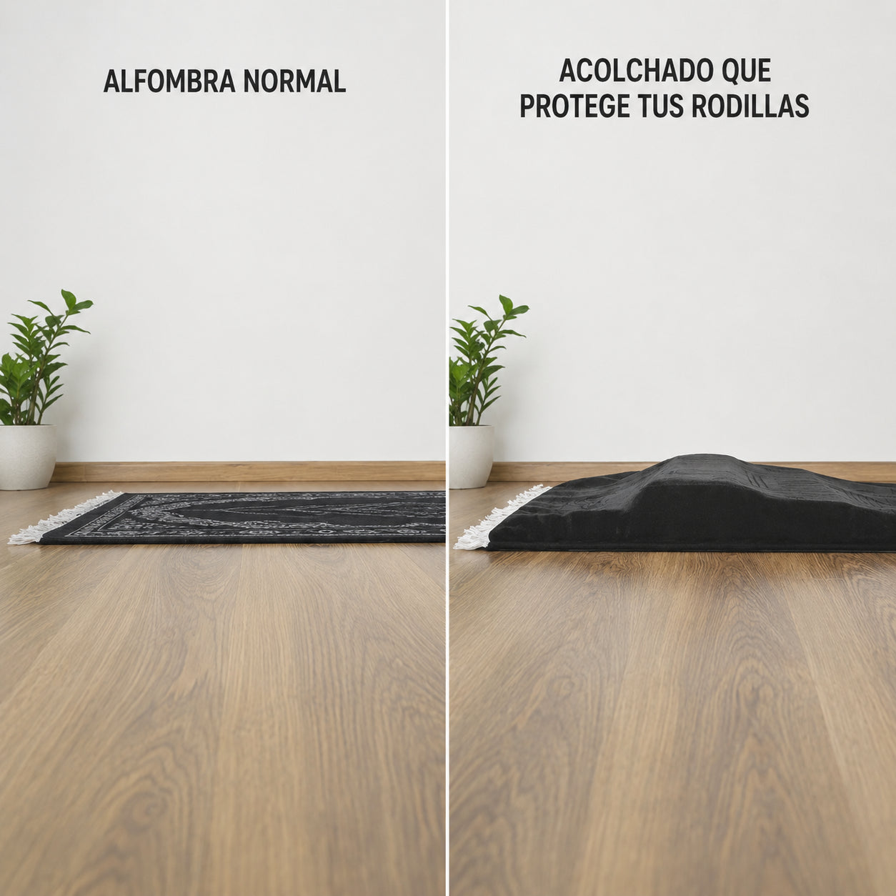 Alfombra de Rezo Ergonómica con Acolchado para Rodillas — Reza sin Dolor