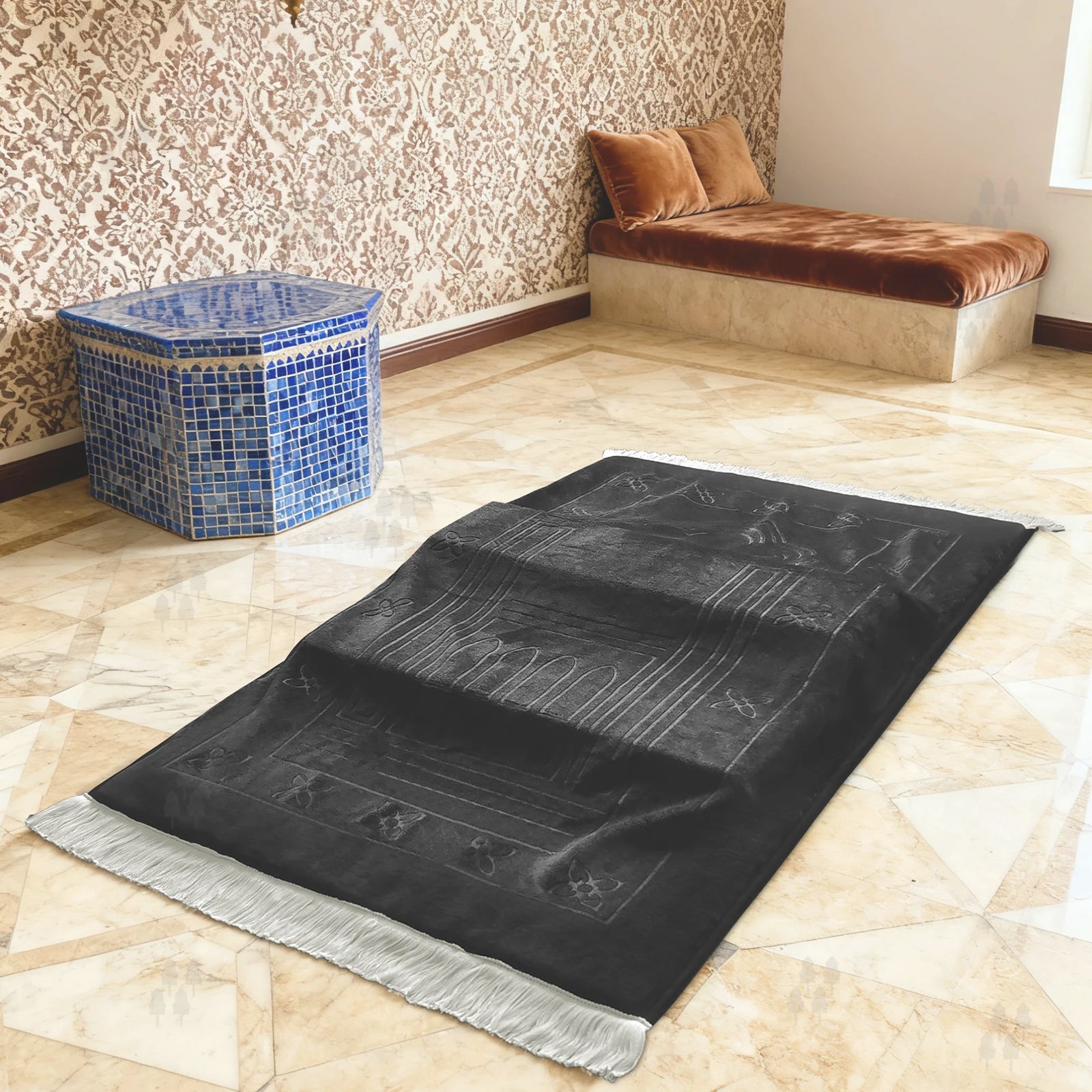 Alfombra de Rezo Ergonómica con Acolchado para Rodillas — Reza sin Dolor