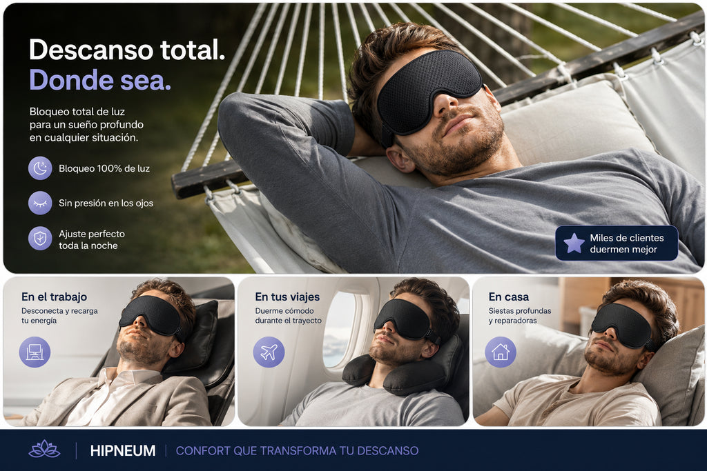 Antifaz 3D para Dormir sin Presión en los Ojos
