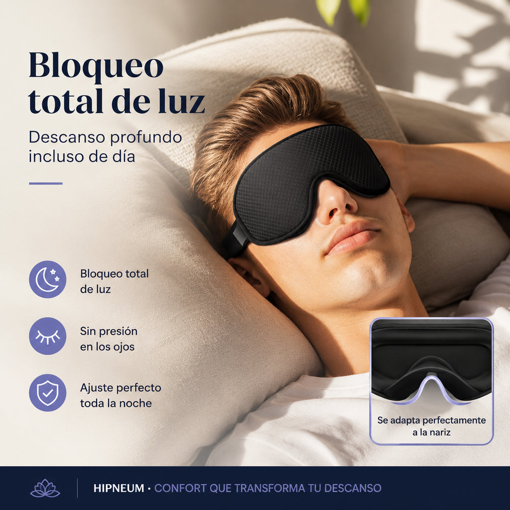 Antifaz 3D para Dormir sin Presión en los Ojos