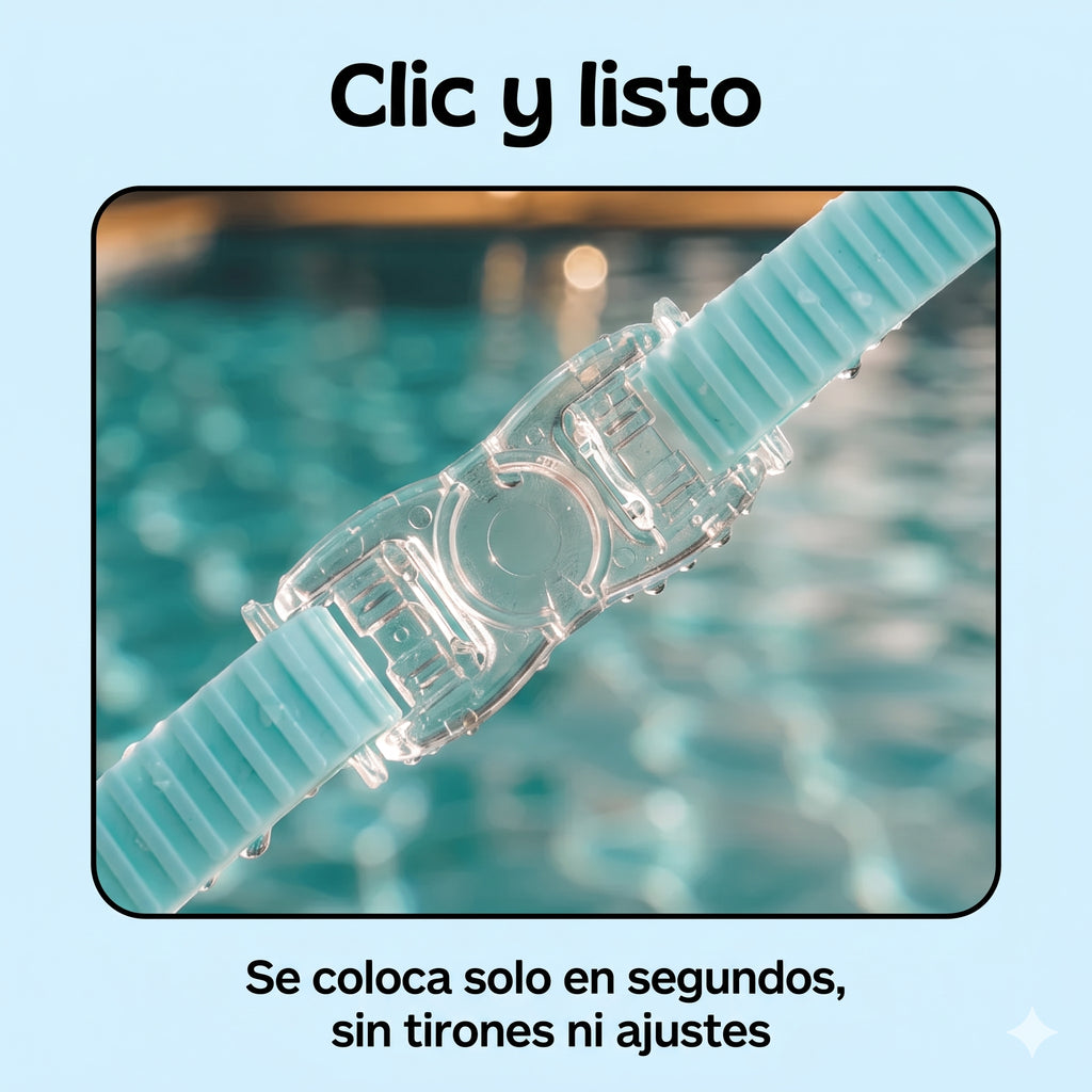Gafas de Natación Infantiles con Clip — Sin Tiras, Antivaho | Niños 2-12 años