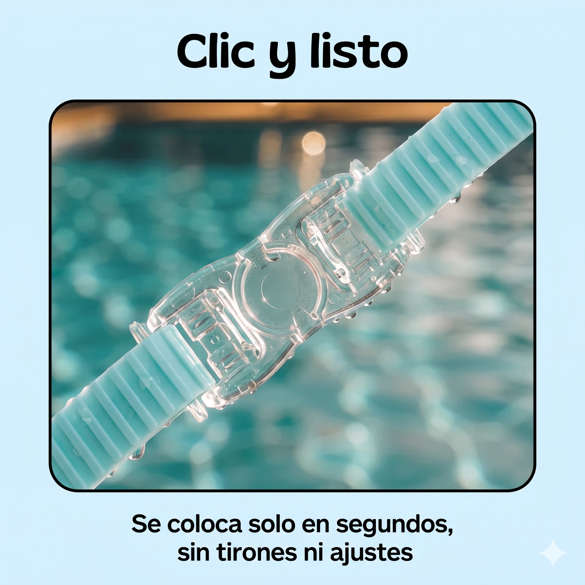 Gafas de Natación Infantiles con Clip — Sin Tiras, Antivaho | Niños 2-12 años